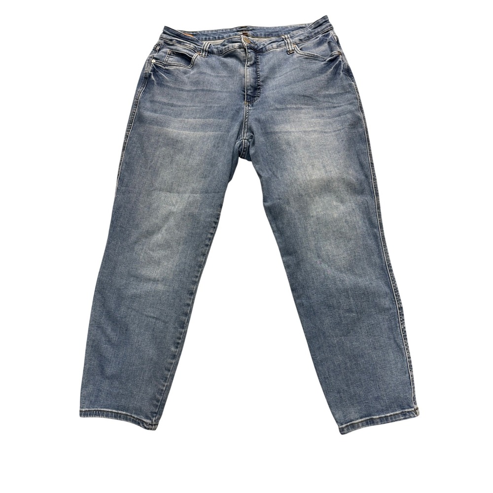 KUT from the Kloth Fab Ab Cigarette Leg Jeans Womens 16W Blue Excellent Stretch